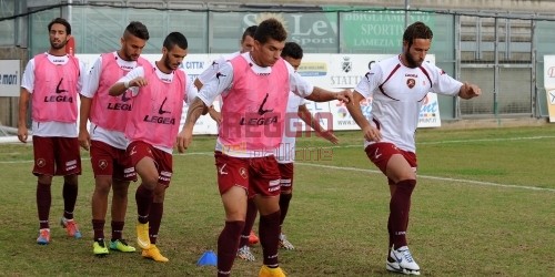 Reggina, doppia seduta per gli amaranto