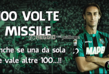 Ex Reggina, a Sassuolo celebrato Missiroli per la 100^ in neroverde