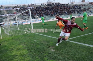 Di Michele gol esultanza Reggina-Melfi 14/15