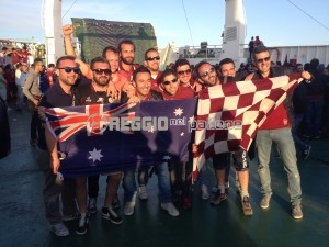 Festa ultras Reggina derby Messina spareggio Reggina-Australia