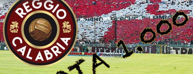 Reggina, raggiunta quota 1000 abbonamenti