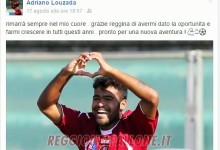 Louzada, una foto di RNP per salutare Reggio e la Reggina