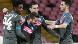 Napoli - Legia Varsavia 5-2 Doppietta Mertens