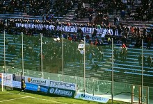 Live Reggio Calabria-Cavese, tifosi Salernitani in curva Sud