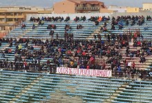 Reggio Calabria-Frattese: “Colpevoli di amare”, gli ultras amaranto in silenzio