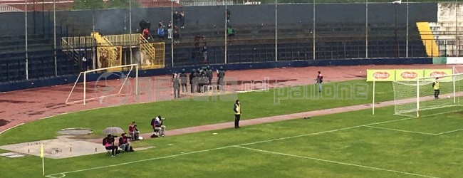 LIVE Cavese -Reggio Calabria, tifosi amaranto lasciano il settore ospiti