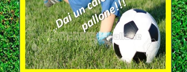 “Dai un calcio ad un pallone”: presentata la manifestazione che avrà luogo sabato al Longhi Bovetto