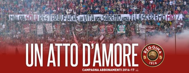 Reggina, superata quota mille abbonamenti. E non è finita qui…