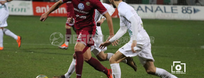 Reggina, Franchini out contro il Monopoli