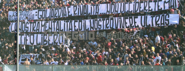 Reggina-Catania, una sfida a metà: niente trasferta per i tifosi ospiti