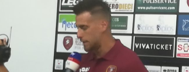 Reggina, Denis: “Tifoseria spettacolare, la loro spinta è fondamentale”