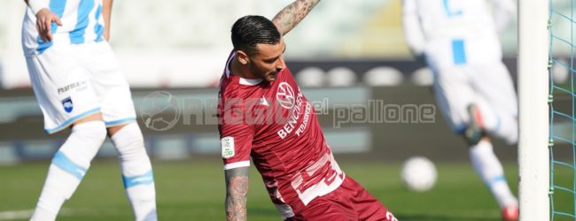 Reggina, le ultime dall’infermeria: problema in allenamento per Montalto