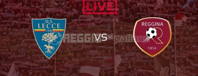 LIVE! Lecce-Reggina su RNP 2-2 FINALE