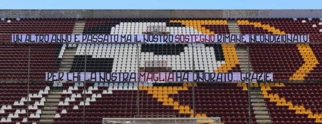 La Reggina e la maglia onorata, il ringraziamento degli Ultras